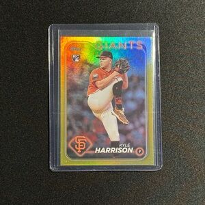 2024 Topps - Kyle Harrison Gold Foil RC
